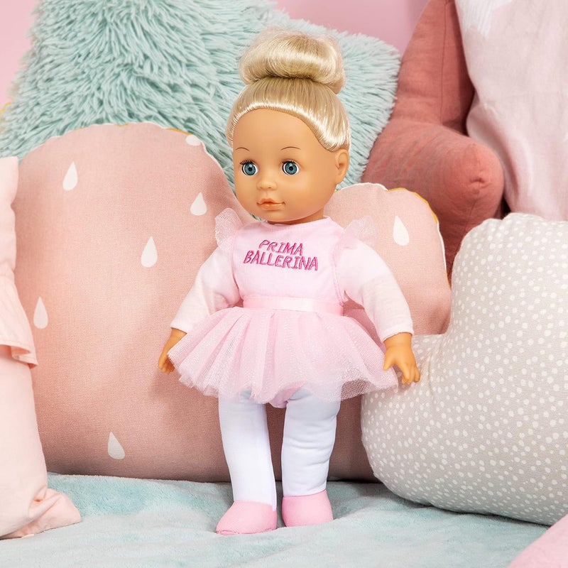 Bayer Design Doll with hair Anna Prima Ballerina ballet dancer, sound, classical music, interactive, 33cm - Image 4