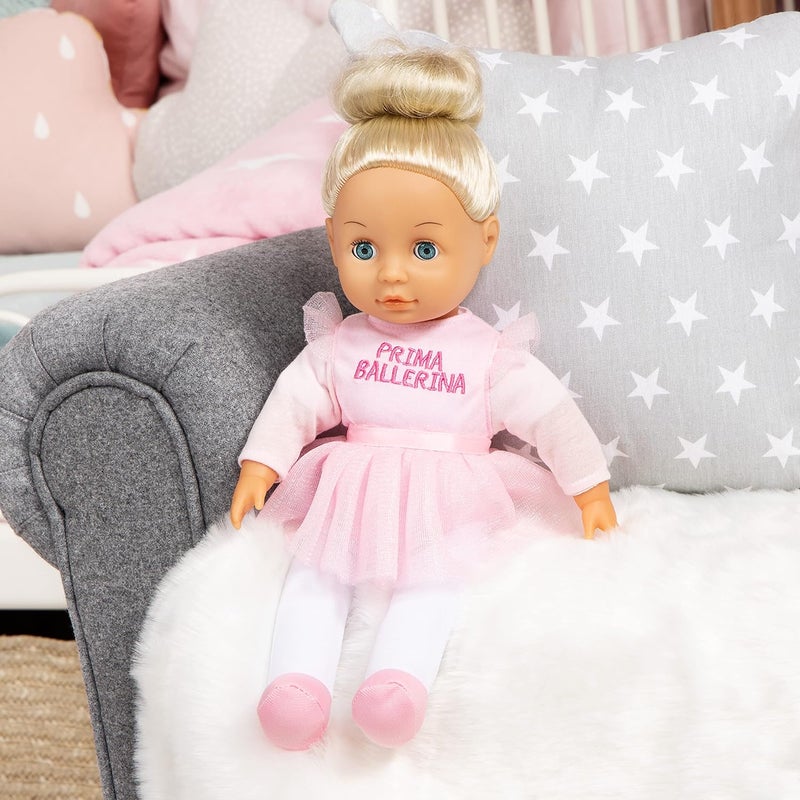 Bayer Design Doll with hair Anna Prima Ballerina ballet dancer, sound, classical music, interactive, 33cm - Image 5