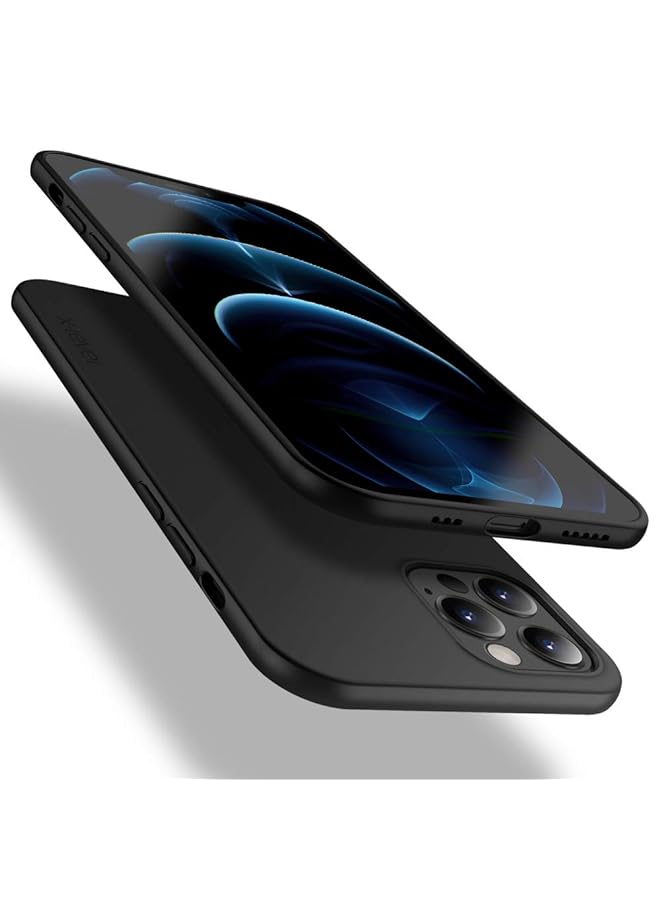 إكس ليفيل جراب لهاتف Iphone 12 Pro Max مقاس نحيف ناعم من مادة TPU ذات سطح مطفأ اللمعة وغطاء هاتف رفيع للغاية وخفيف الوزن وغطاء خلفي وقائي كامل متوافق مع هاتف Iphone 12 Pro Max مقاس 6.7 بوصات إصدار 2020 باللون ا - Image 1