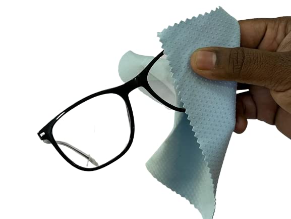 Sunshades Microfibre Cleaning Cloth with Anti Slip Grip Multipurpose Cleaning Cloth (Pack of 5) (Blue) - Image 4