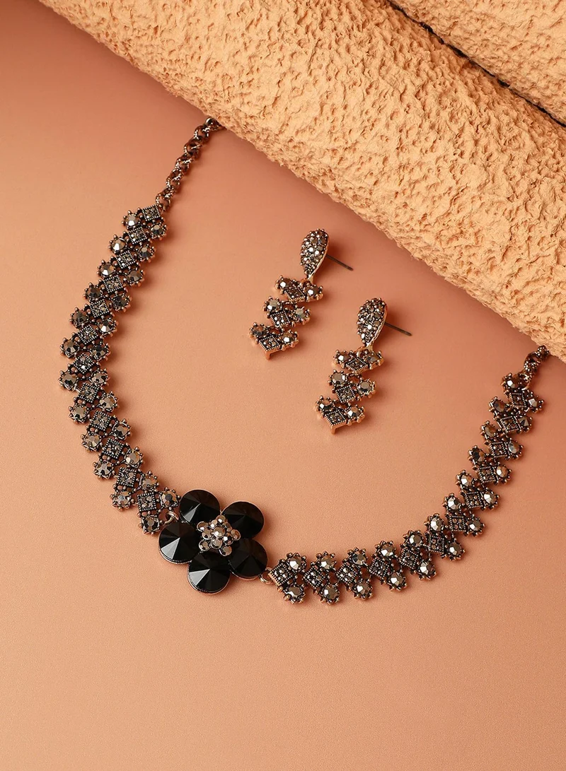 Sohi  Maxi Flower Artificial Jewellery Set for Women | Best Price UAE