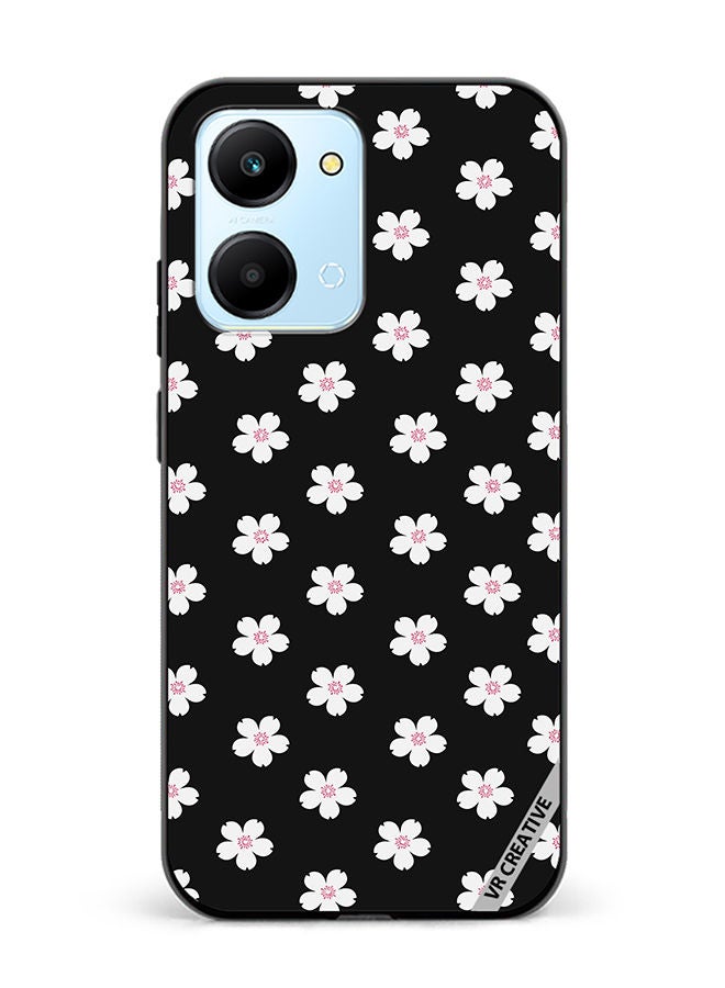 VR CREATIVE Protective Case Cover For Honor Play7T Flower Design Multicolour - Image 1