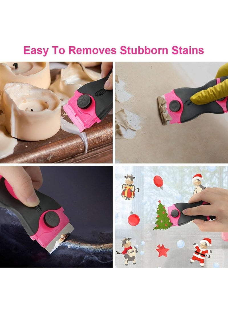 Multipurpose Scraper Tools, Double-edged Design Scraper Removal Tool with 20 Extra Blades, Suitable for Removing Paint, Stickers, Adhesives and Labels - Image 5