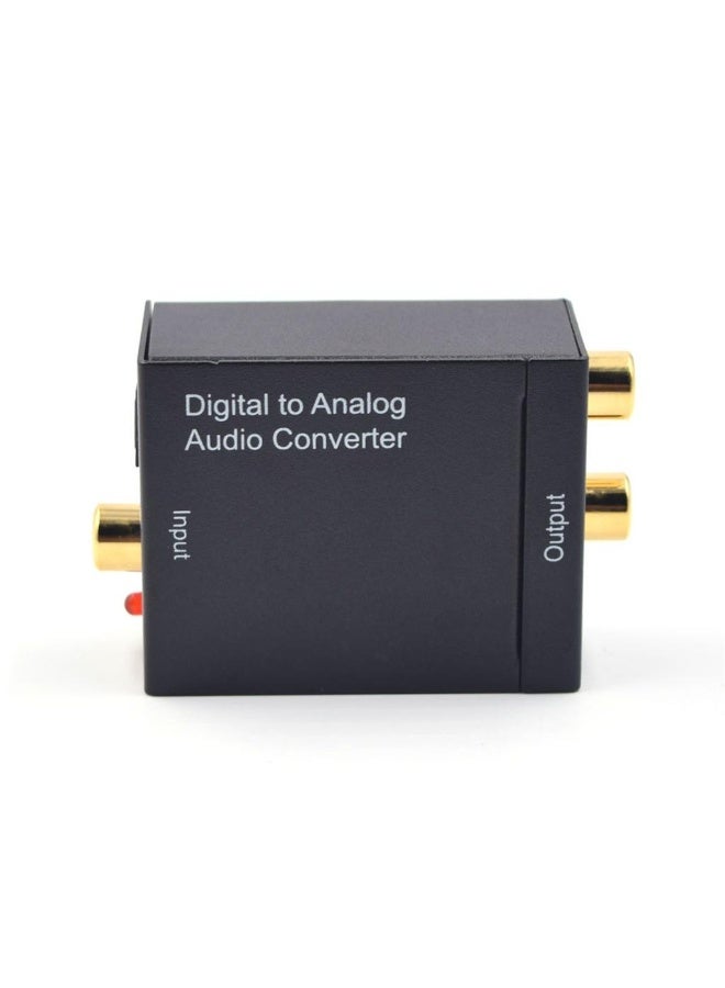 Digital to Analog Audio Converter – Toslink/Coaxial to RCA L/R Adapter – Supports 192kHz, 24-bit SPDIF – Noise-Free Transmission for HDTV, PS4, DVD, Amplifiers, and More  - Image 3