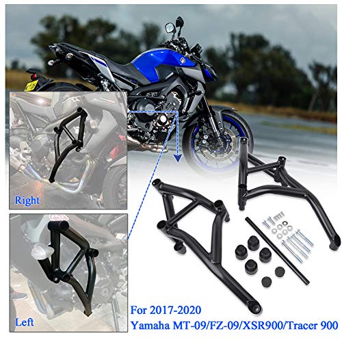 FATExpress Motorcycle Steel Highway Engine Guard Crash Bar Crashbar Frame Falling Protector for Ya.maha MT FZ 09 FZ-09 MT-09 Tracer 900 MT09 FZ09 FJ-09 XSR900 2016 2017 2018 2019 2020 Accessories - Image 3