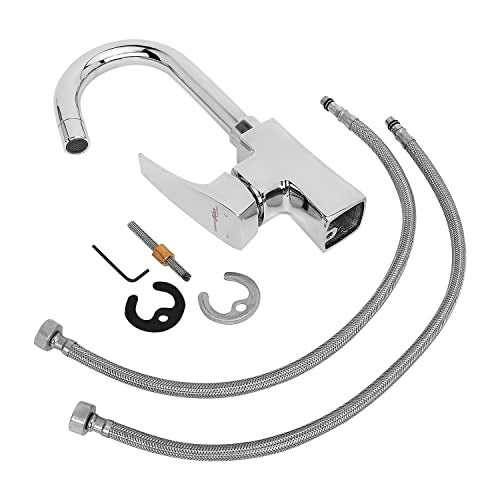 Hindware Italian Collection F520028CP Avior Hot and Cold Sink Mixer with Swivel (Deck Mounted), Brass with Chrome Finish - Image 5