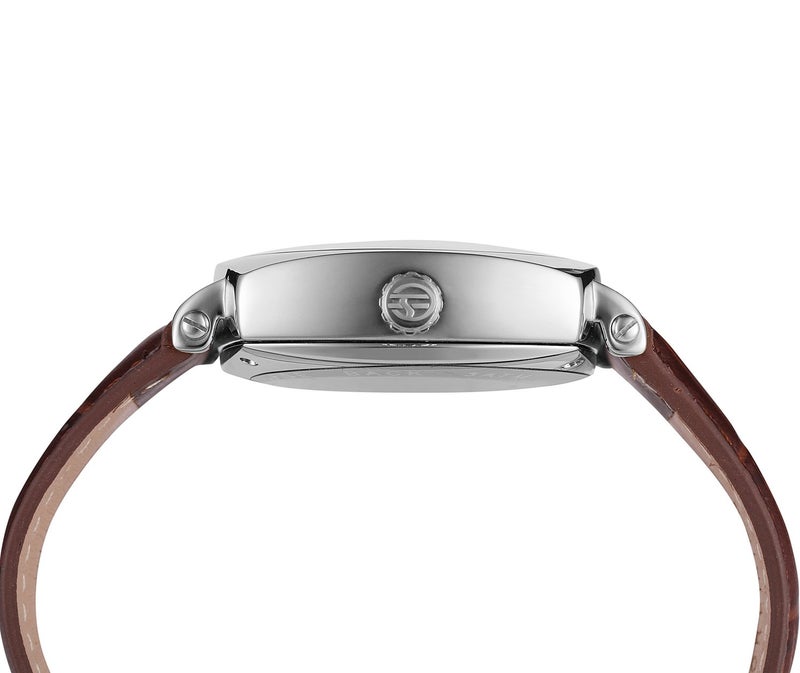 FORSINING ساعة أوتوماتيكية ذات قرص هيكل عظمي جميلة للرجال من فورسينغ مع حزام جلد طبيعي - Image 3