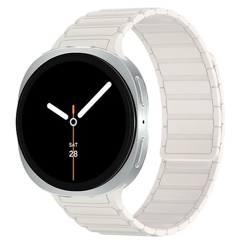 Bluejw Silicone Sport Watch Band for Samsung Galaxy Watch 8 40mm 44mm & 8 Classic, Magnetic Closure, Breathable Wrist Strap, Watch Band Replacement - Image 1