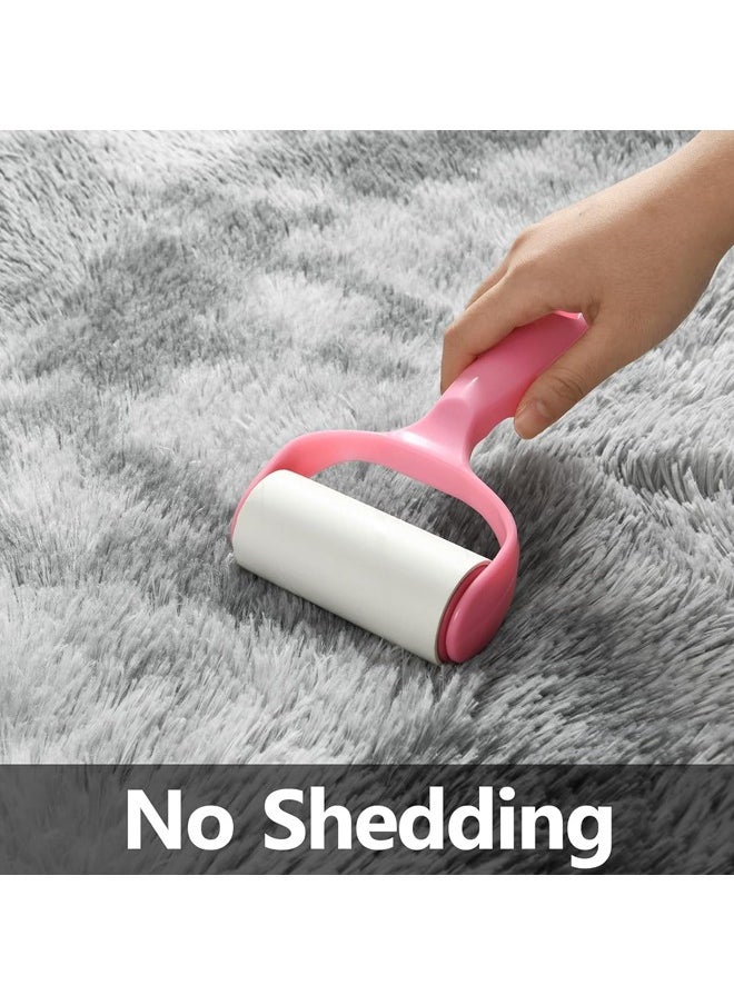 Generic - Gradual change tie-dye carpet, thickened soft and comfortable, washable without fading, indoor carpet, dirt-resistant and non-slip, suitable for children to roll and play(120*160CM,Dark Grey) - Image 1