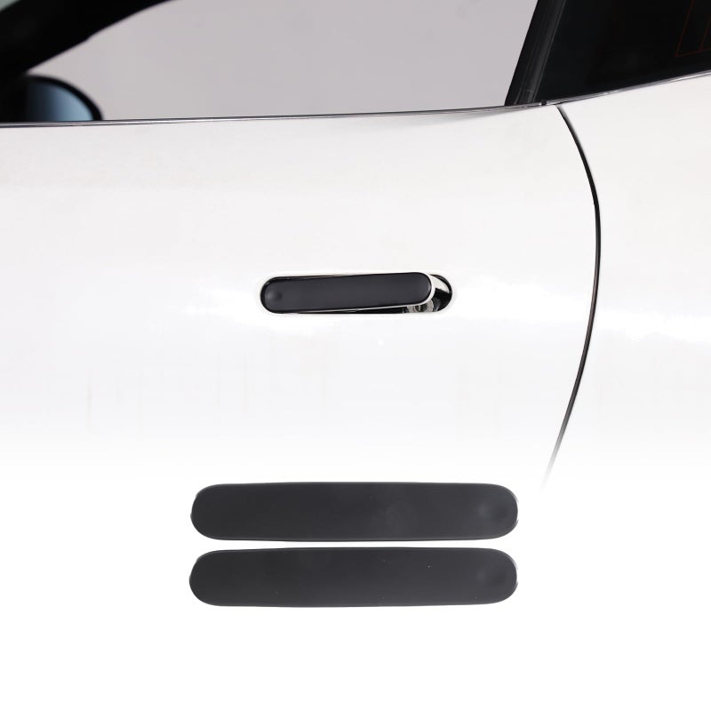 Daeiclru Exterior Door Handle Trim Cover Fit for Jaguar FType 20132024 ABS Car Outside Door Handle Trim Cover Protector Decoration Cover 2PCS Matt Black - Image 2
