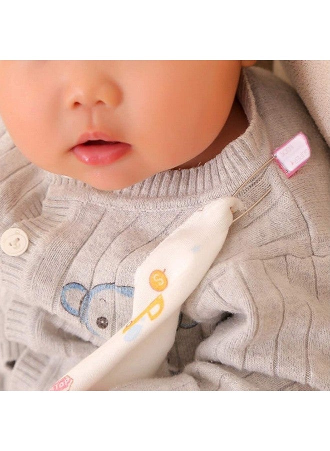 VAMA FASHIONS Multicolor Heavy Stainless Steel Double Lock Safety Saree Hijab Pleats Pin Nappy Diaper Chunari Hijab Pins for new born Kids Women - Image 3