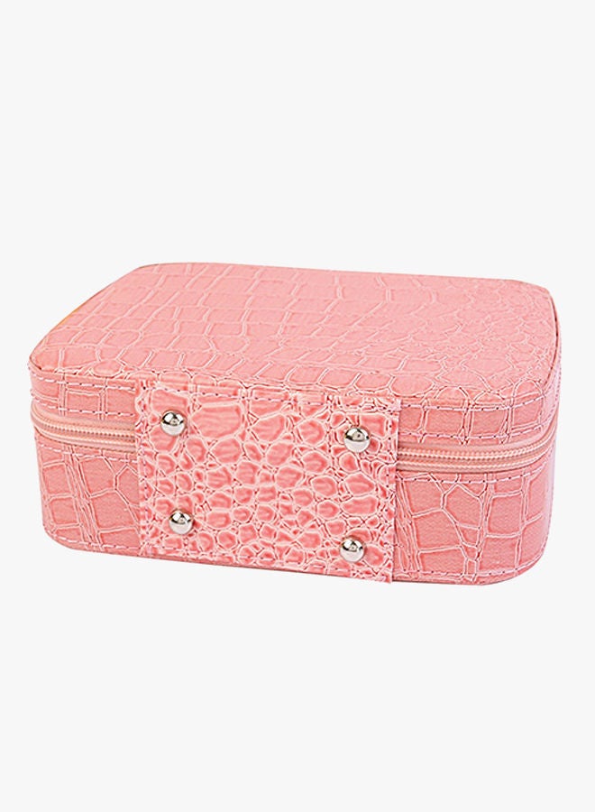 NIBEMINENT Makeup Cosmetic Artist Organizer Assorted Pink - Image 2