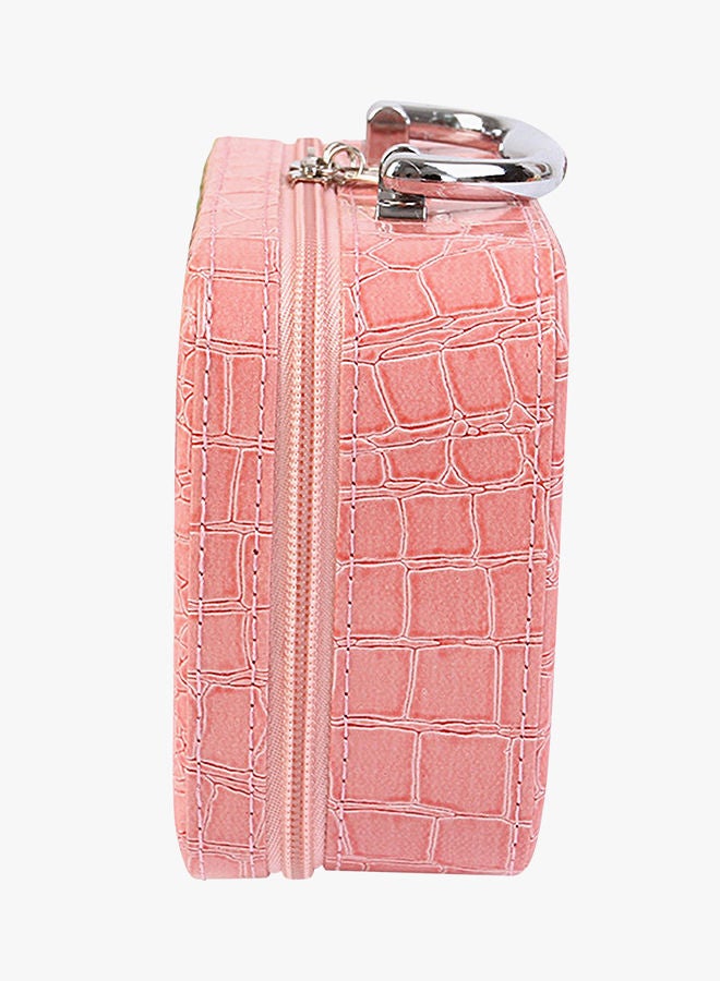 NIBEMINENT Makeup Cosmetic Artist Organizer Assorted Pink - Image 3