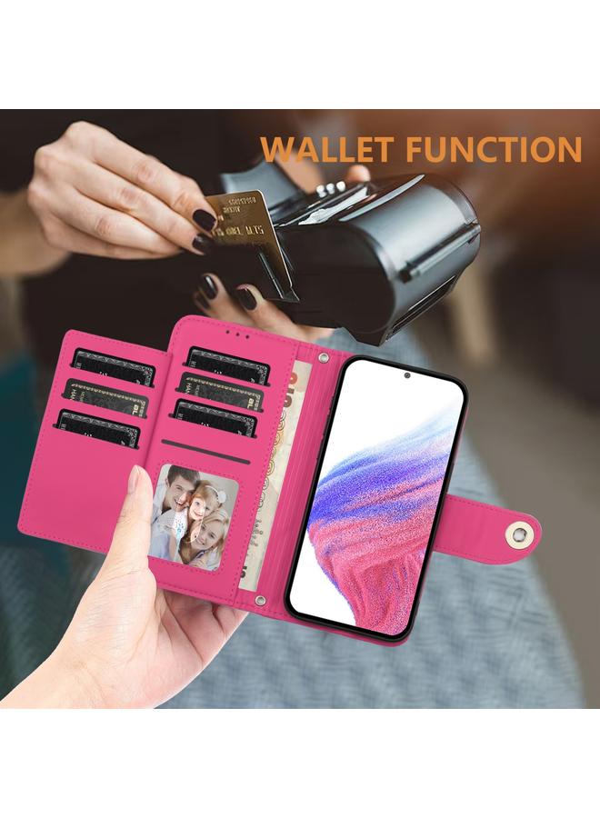 S-TOP Case For Honor X9c 5G Global Rhombic Texture Flip Leather Phone Case with Lanyard - Image 4