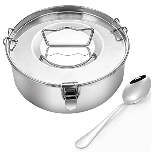 Puluru Flanera Flan Mold 1.5 Quart Capacity, Flan Pan Stainless Steel with Lid and Handle - Moldes para Flan en Baño Maria con Tapa - Instant pot Accessories - Image 1