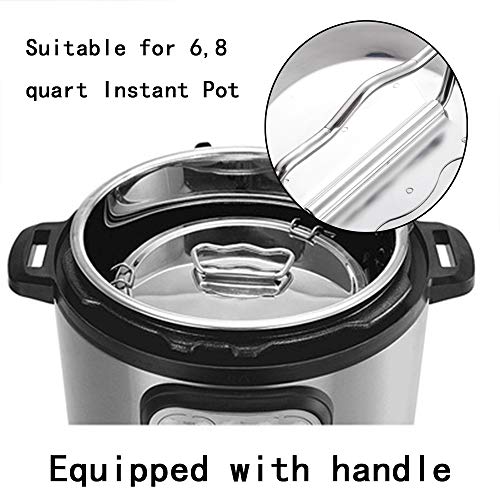 Puluru Flanera Flan Mold 1.5 Quart Capacity, Flan Pan Stainless Steel with Lid and Handle - Moldes para Flan en Baño Maria con Tapa - Instant pot Accessories - Image 3