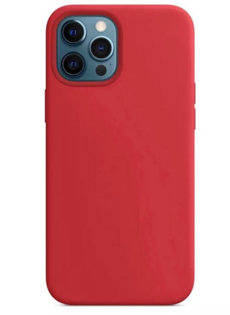 كفر سلكون مرن وعصري لآيفون 11Pro Max  لون أحمر