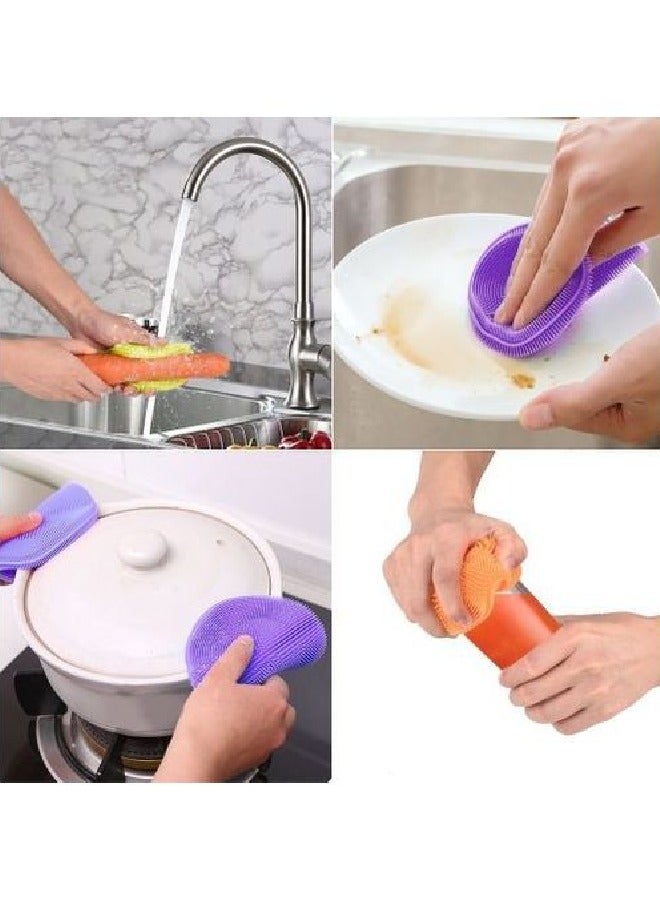 ليفه مواعين وخضروات سيليكون ١ قطعة  - Image 2