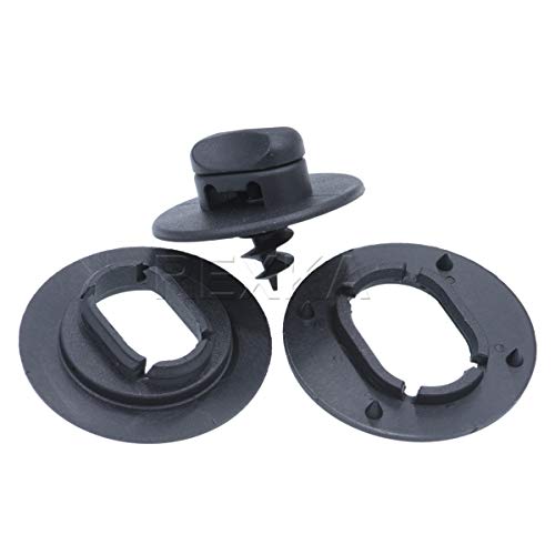 Rexka طقم مشابك حصائر الأرضية من ريكسا 10 مجموعات متوافق مع فولكس فاجن 3D0-864-851-B41 و 3D0-061-795-B41 جولف GTI جيتا باسات - Image 4