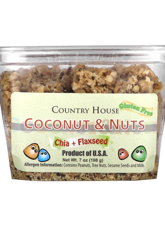 Country House Coconut & Nuts Chia + Flaxseed 7 oz (198 g)