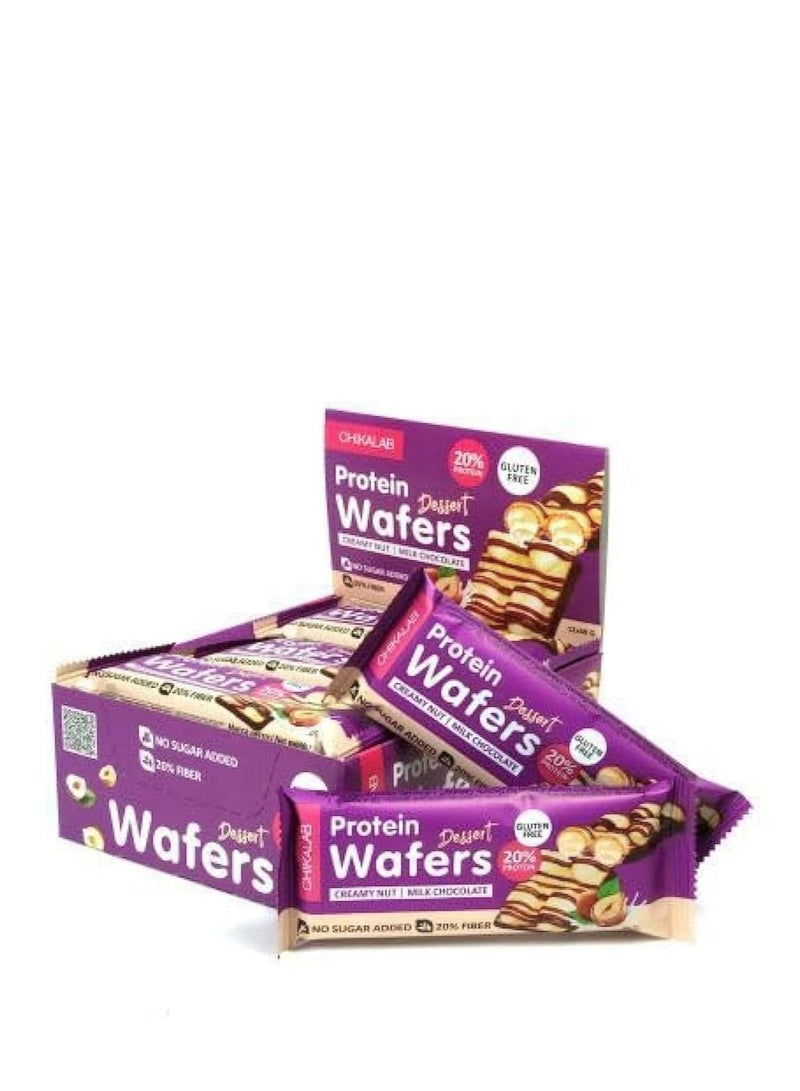 Chikalab Protein Wafer Creamy Nutz Dessert 480g