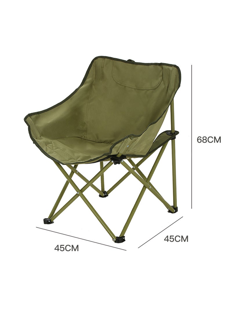 Sharpdo Outdoor Portable Oxford Cloth Folding Chair Suitable for Camping, Picnics, and The Beach - Image 2