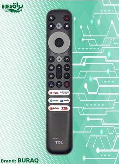 BURAQ Universal Replacement Remote Control for Tcl Led/lcd Smart Tv Easy Navigation and Control  - Image 1