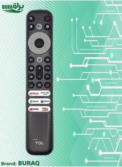 BURAQ Universal Replacement Remote Control for Tcl Led/lcd Smart Tv Easy Navigation and Control  - Image 3