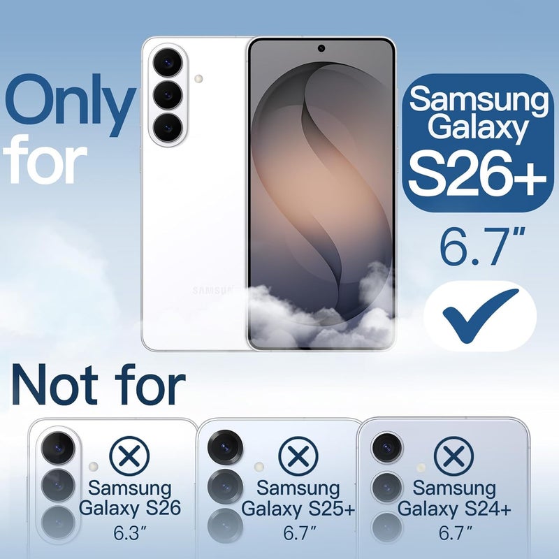 for Galaxy S26 Plus - Shockproof Bumper Cover with Camera Lens Protection - Image 2