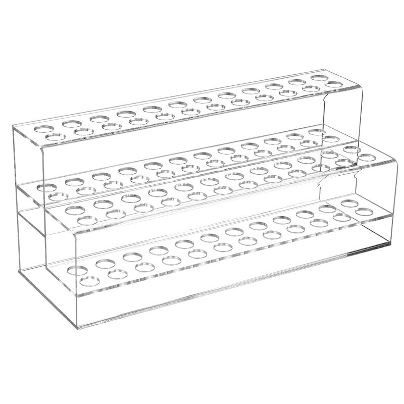 2pcs Pen Showing Stand Pencil Organizer Pen Crayon Storage Shelf Clear Brush Stand - Image 3