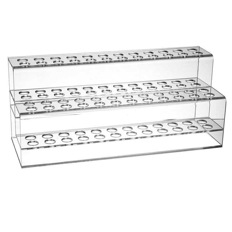 2pcs Pen Showing Stand Pencil Organizer Pen Crayon Storage Shelf Clear Brush Stand - Image 5
