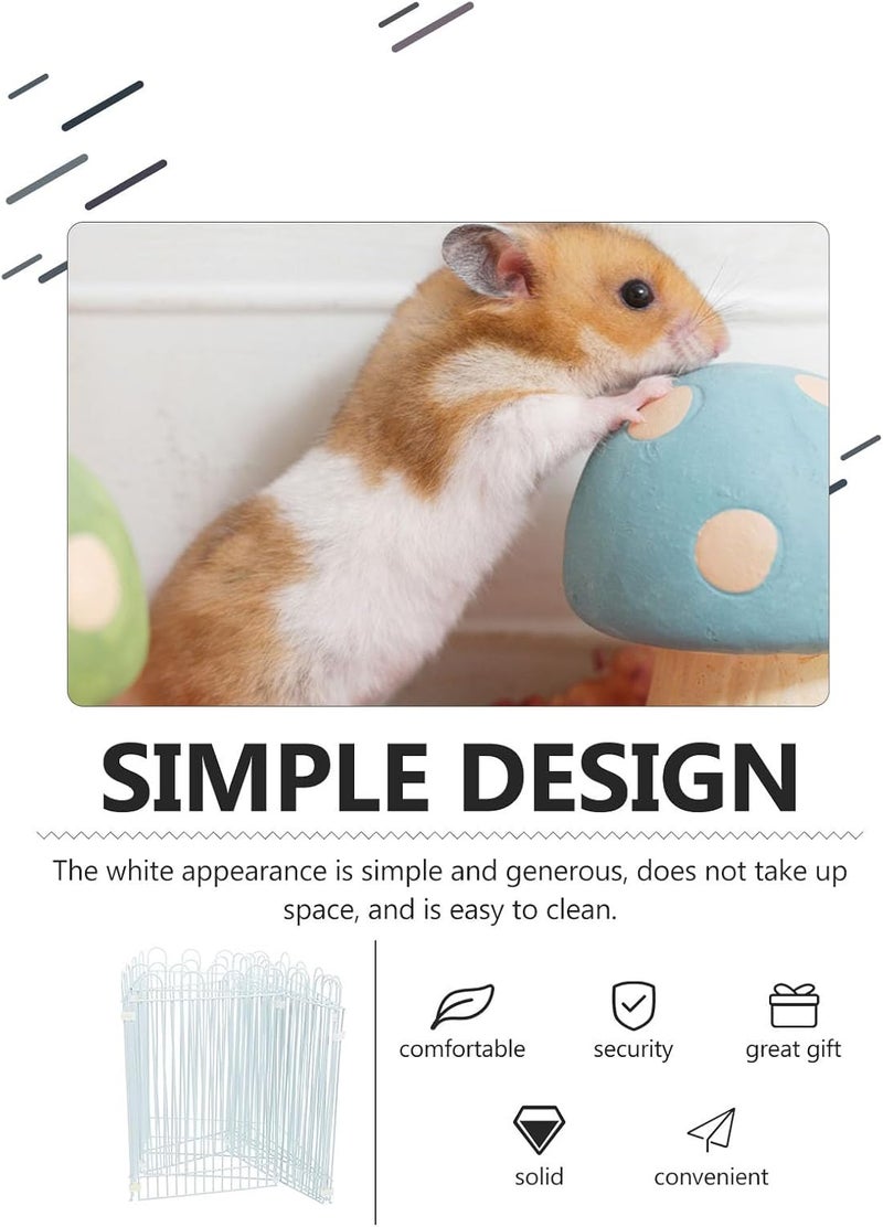 [Discounted price] Small Pet Playpen Fence 12pcs Detachable Nylon Pet Gate Panel for Hamsters Indoor Exercise and Training Enclosure White Discounted price Premium quality Buyer exclusive unique piece Home & travel essential Rare in stock Fast shipping within KSA Growing sales High durability Long term daily option Don’t miss deal Indoor & outdoor usable Saudi market essential First batch available Category latest innovation Family favorite Suitable for KSA seasons Limited launch price Discount for all Excellent value for money Limited stock Home practical item Hot in Riyadh,Jeddah,Dammam Popular across all KSA cities New launch - Image 3