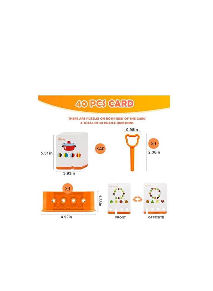 Logic Controls Smart Puzzle Game Logical Thinking Development - 80 Stages Multiple Colors - Image 3