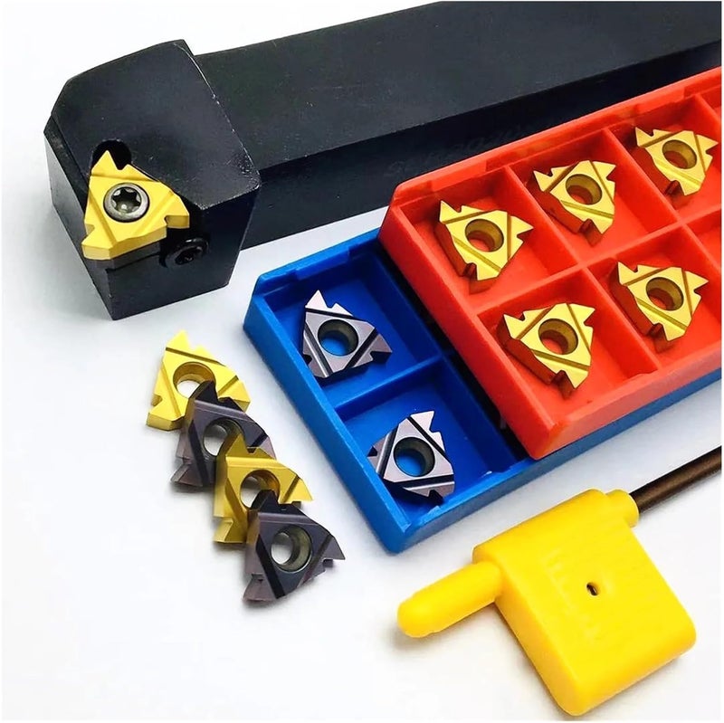 SER2525M16 Turning Tool Handle With 10PCS MMT16ER AG60 UE6020 Carbide Inserts - Image 1