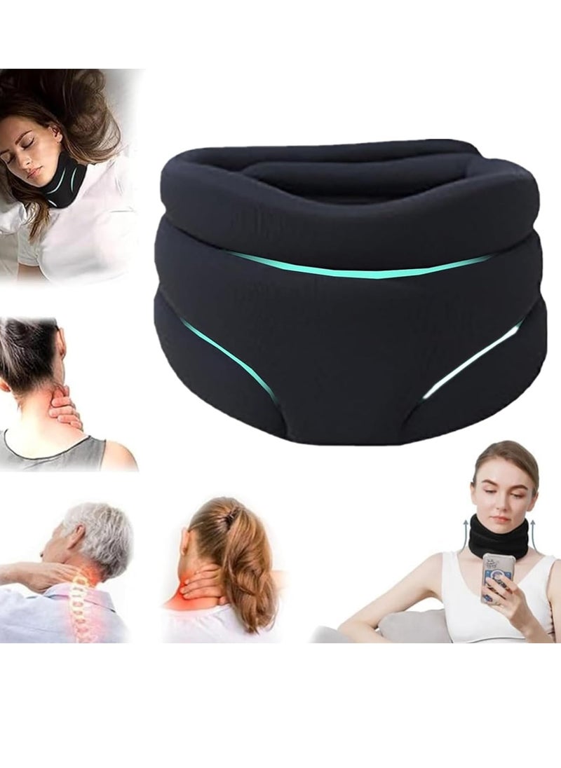 GUDOO Neck Brace Pillow For Neck Support Neck Brace for Sleeping Neck Support Brace for Neck Pain and Support  - Image 1