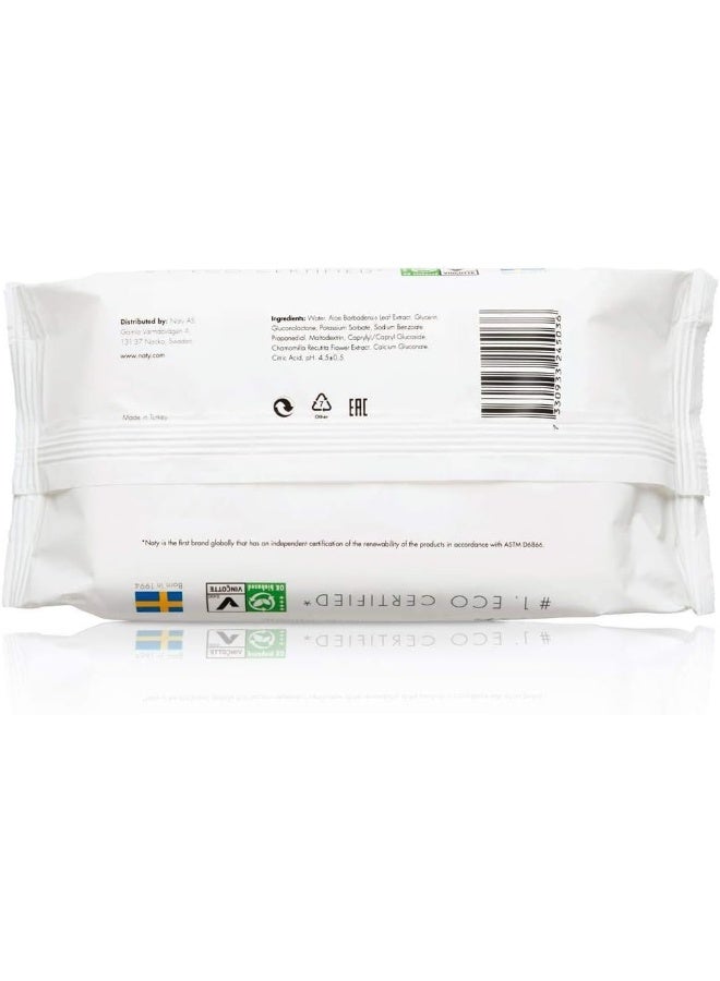 ECO by Naty Eco by Naty Eco-Sensitive Baby Wipes with Aloe - Resealable Top - 56 ct - Image 4