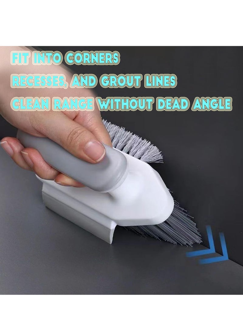 4 in 1 Grout Brush with Scraper, Durable Bristles for Cleaning with Stiff Bristle Cleaning Brush for Bathroom and Kitchen, Tile Floor Bathroom Walls/Corners/Window - Image 5