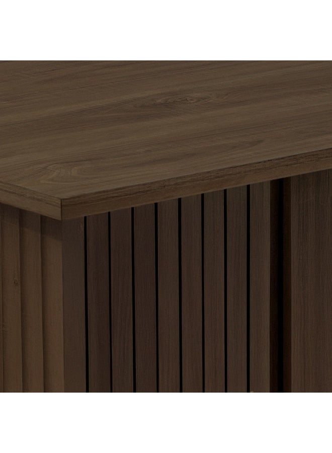 Home Box Ashwell 8-Seater Dining Table - Dark Brown - Image 3