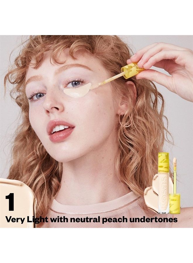 Kosas Revealer Concealer - Medium Coverage Makeup, Conceals Dark Circles Under Eyes, Dark Spots and Blemishes (Tone 01) - Image 2