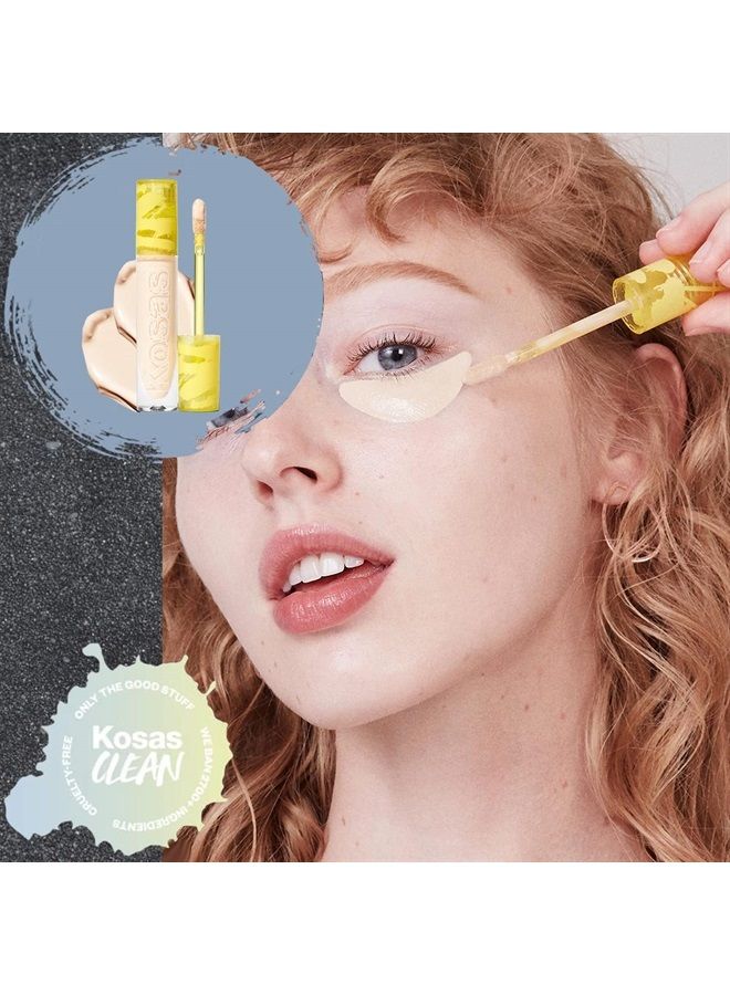 Kosas Revealer Concealer - Medium Coverage Makeup, Conceals Dark Circles Under Eyes, Dark Spots and Blemishes (Tone 01) - Image 3