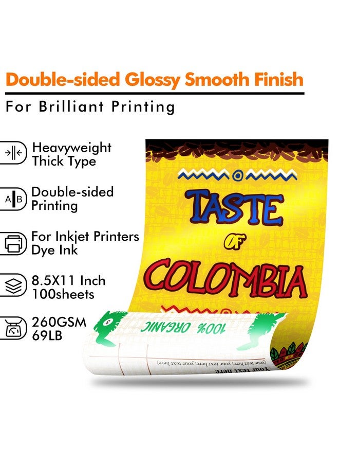 KOALA PAPER Koala Thick Photo Paper 8.5X11 Inches Heavyweight Double Sided High Glossy 100 Sheets 260Gsm Only Compatible With Inkjet Printer - Image 2