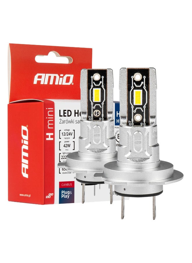 أميو المصابيح الأمامية H-series Mini Max بقدرة 42 واط – نوع H7/H18 - Image 1