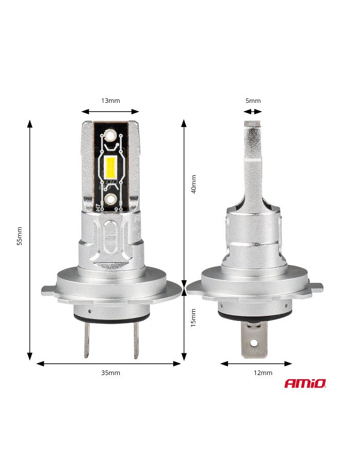 أميو المصابيح الأمامية H-series Mini Max بقدرة 42 واط – نوع H7/H18 - Image 3