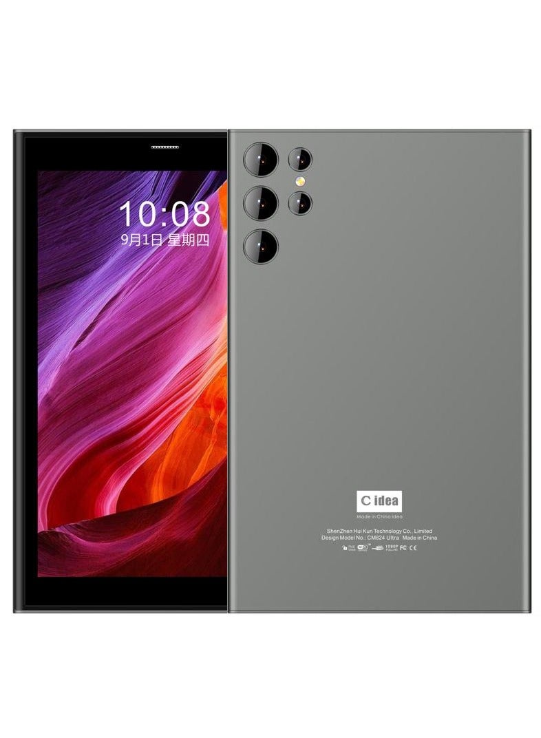 CM824 Ultra 8-Inch Smart Kids Tablet Single SIM 8GB RAM 512GB 5G Silver/Grey - International Version