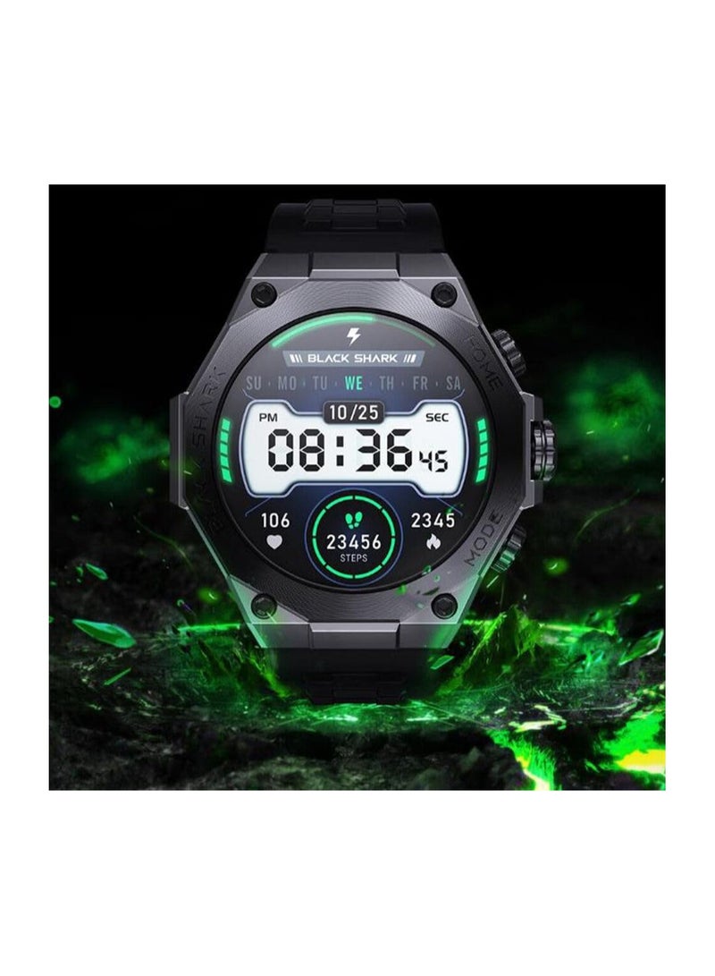 Black Shark Watch S1 Pro Smart Watch With 1.43-inch AMOLED Display,15 Days Battery Life, 100+ Sports Modes, Gaming Health Monitoring, IP68 Water Resistance, Fully Washable Smartwatch - Blue - Image 5