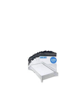 MARKQ White Poly Mailers Bag, 60 x 80 cm Adhesive Self-seal Shipping Bags, 100 Pack Envelopes for Packaging Delivery Posting Parcel Postals Clothes  - Image 2
