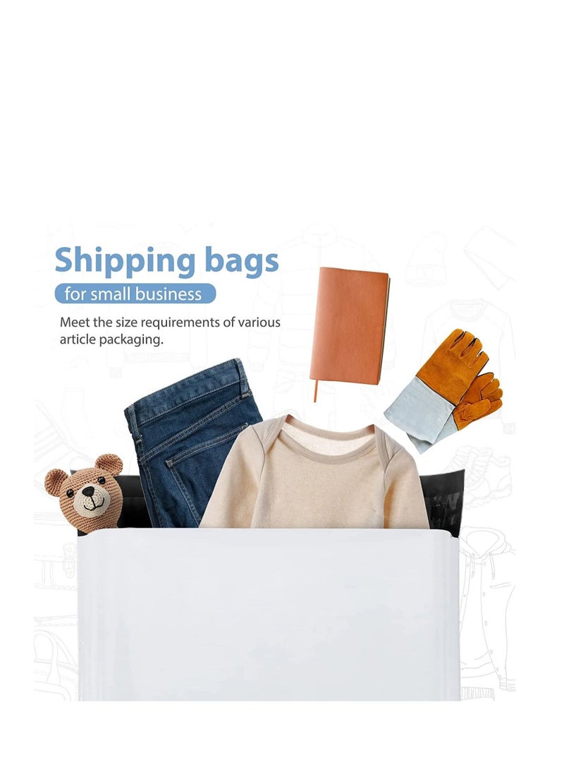MARKQ White Poly Mailers Bag, 60 x 80 cm Adhesive Self-seal Shipping Bags, 100 Pack Envelopes for Packaging Delivery Posting Parcel Postals Clothes - Image 4