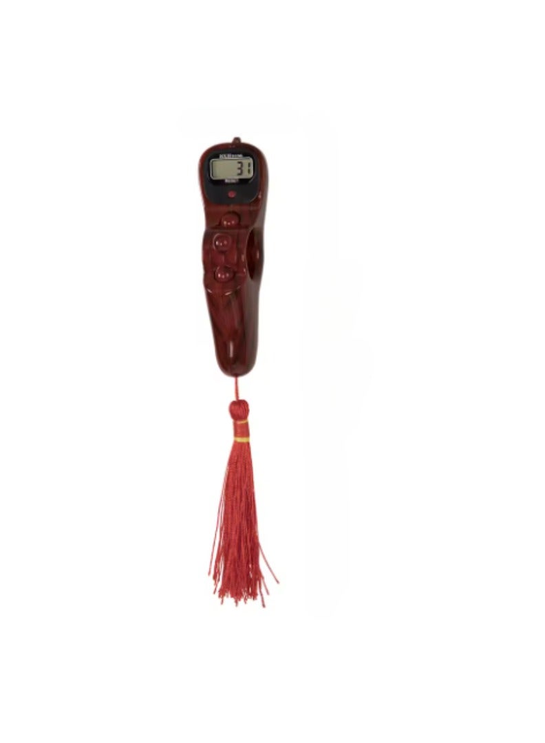 Beauenty Digital Tasbih Tally Counter – Red Handheld Zikr Counter with LCD Display - Image 1