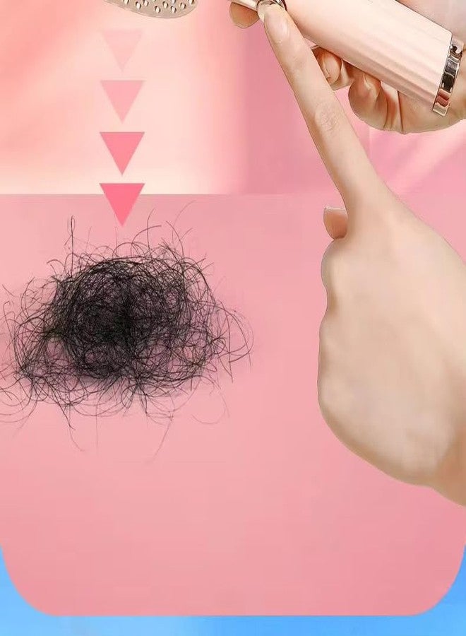 EKIN فرشاة شعر متعددة الوظائف ذاتية التنظيف من إيكين، كمية طلب منخفضة، مضادة للكهرباء الساكنة، مزودة بخاصية التدليك، مشط شعر قابل للسحب، مشط شعر للتنظيف بضغطة زر واحدة للنساء والرجال (وردي) - Image 2