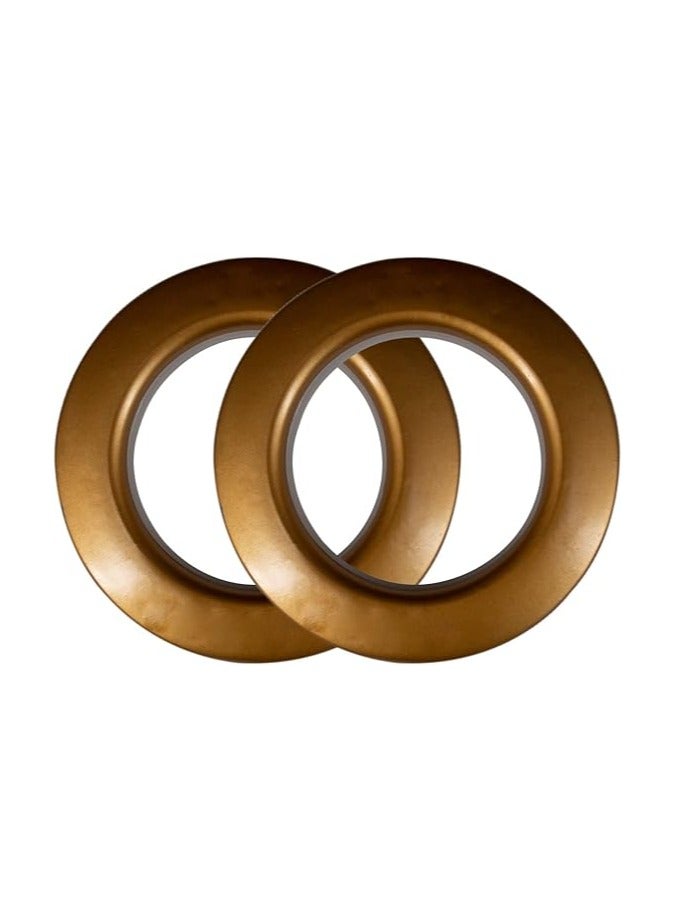 Zeenah Furniture Curtain Eyelet Rings 100 Pieces Round Grommet Plastic Rings Clips - Image 2